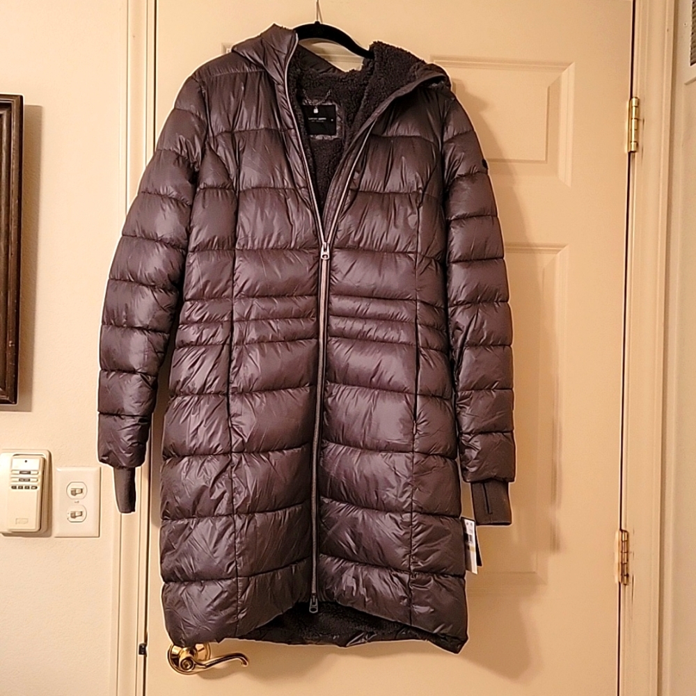 Lucky Brand knee length puffer coat
